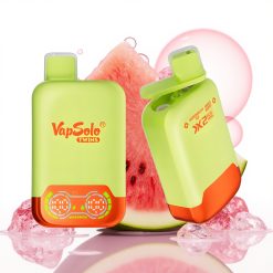 Vapsolo Twins 20000 Puffs Vape Descartével Melancia Ice & Frutas Vermelhas, 40ml, 20mg/ml ou 50mg/ml, Tipo-C