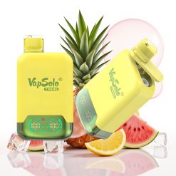 Vapsolo Twins 20000 Puffs Vape Descobrável Abacaxi Coco & Melancia Ice 40ml Type-C