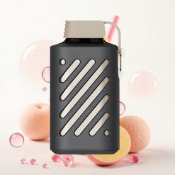 VOZOL GEAR 10000 Puffs Recarregável Sabor Pêssego Manga Smoothie, Capacidade 20ml, Bateria 500mAh
