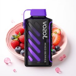 VOZOL Gear Power 20000 Puffs Dispositivo Vaporizador Descartável Frutas Vermelhas Tela Inteira 20mL 5%