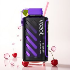 VOZOL Gear Power 20000 Puffs S.i.L.C. Tech Dual Mesh Coil Tela Cheia 20mL 5% Limonada Cereja