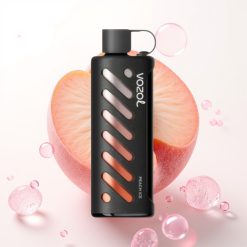 VOZOL Gear Shisha 25000 Puffs Sabor Pêssego Gelado com S.i.L.C Tech e Dual Mesh