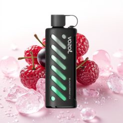 VOZOL Gear Shisha 25000 Puffs Vape Groselha Gelo com S.i.L.C Tech e Dual Mesh