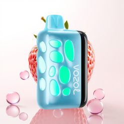 VOZOL RAVE 40000 Vape Descartável Cereja Morango com Design Glow 270°, 1000mAh