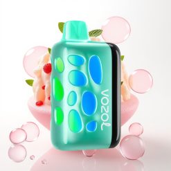 VOZOL RAVE 40000 Vape Descartável Menta Refrescante com Design Glow 270°, Modo Festa, 1000mAh