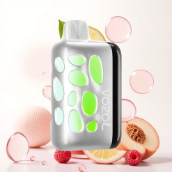 VOZOL RAVE 40000 Vape Descartável Pêssego Framboesa Limonada com Design Vibrante 270°, 1000mAh