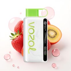 VOZOL STAR 9000/12000 Disposable Vape Morango Kiwi - S.i.L.C TECH, Proteção do Bocal, Recarga 30% Mais Rápida, 650mAh, 0/20/50mg/ml