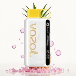 VOZOL STAR 9000/12000 Vape Descartável Abacaxi Coco Gelado com S.i.L.C TECH, Recarga 30% Mais Rápida e 650mAh