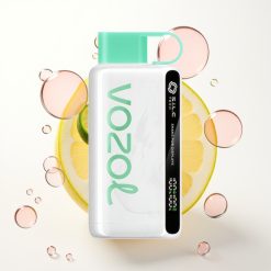 VOZOL STAR 9000/12000 Vape Descartável Limão Hortelã com S.i.L.C TECH, Recarga Rápida 30%, 650mAh, 0/20/50mg/ml Nicotina
