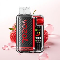 VOZOL Vista 20000 Puffs Recarregável com Bateria 650mAh e Sabor Morango Framboesa Cereja