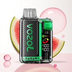 VOZOL Vista 20000 Puffs Recarregável Tela OLED Chiclete de Melancia Bateria 650mAh 2% Nicotina