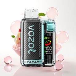 VOZOL Vista 20000 Puffs Vape Recarregável Menta Miami Bateria 650mAh Tela OLED 2% Nicotina